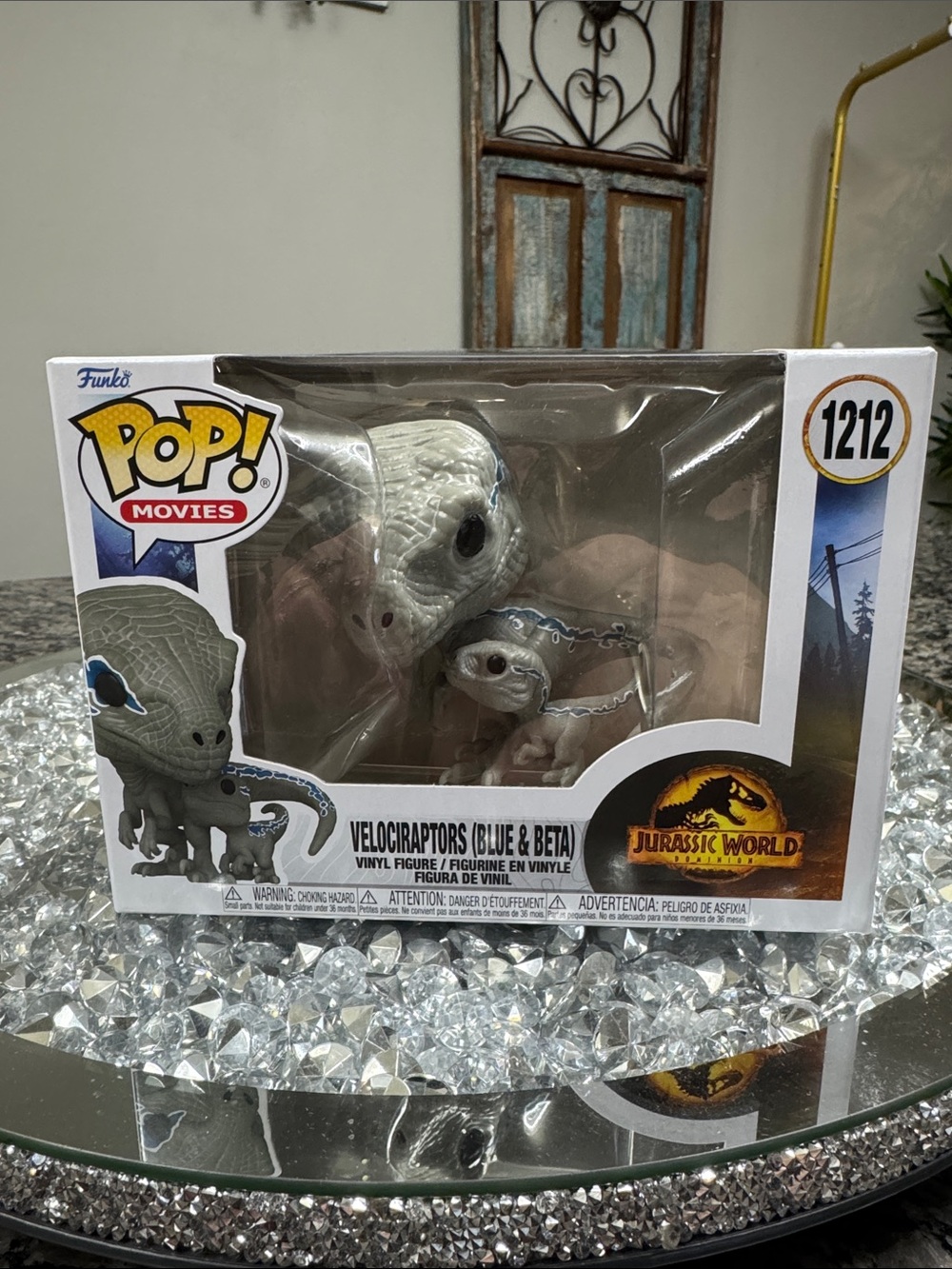 Funko Pop! Movies Jurassic World Velociraptors Blue & Gray Vinyl Figure (1212)